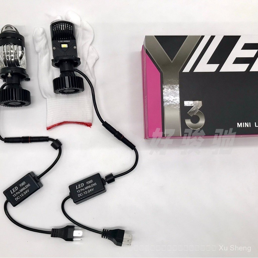 ใหม่ Y7D y10 y3 y3PRO รถ led เลนส์ h4h7 Fisheye รถจักรยานยนต์ High Power Mini Dual ไฟ
