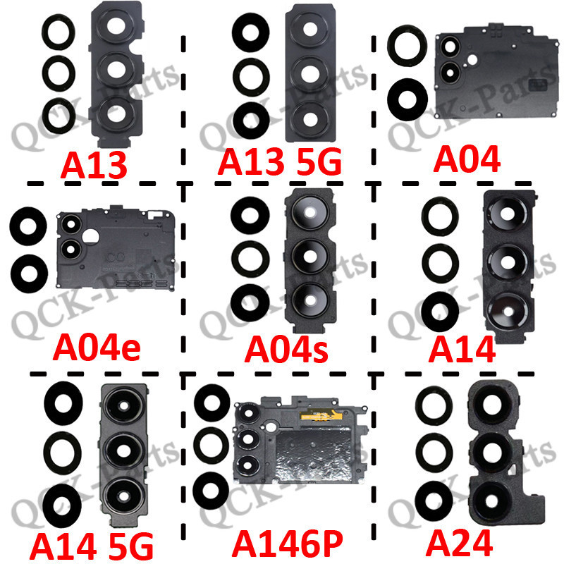 สําหรับ Samsung Galaxy A13 A04 A04e A04s A14 A24 5G กล้องฝาครอบเลนส์เปลี่ยนชิ้นส่วน