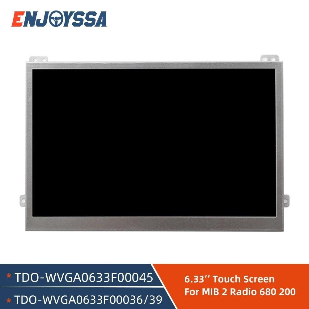 รถจอแสดงผล LCD หน้าจอ TDO-WVGA0633F00039 TDO-0633F40686 สําหรับ Volkswagen MIB STD2 200 680 วิทยุ NA