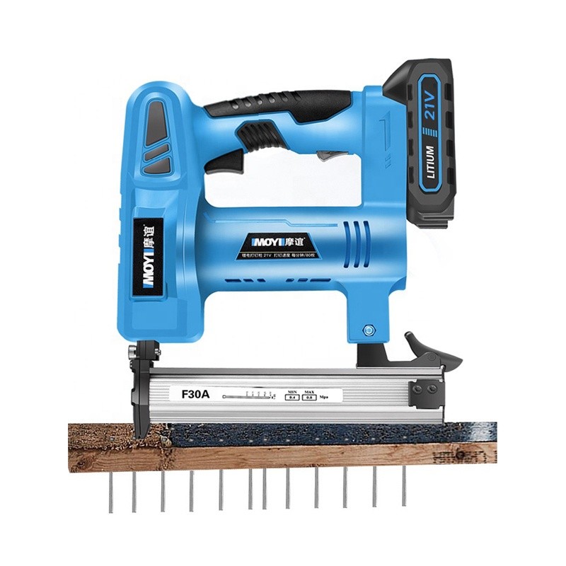 ของแท้ใหม่เอี่ยม Heavy Duty เบาะ Framing Brad Nail Gun Tacker แบตเตอรี่ไร้สาย Nailer 18GA Brad Naile