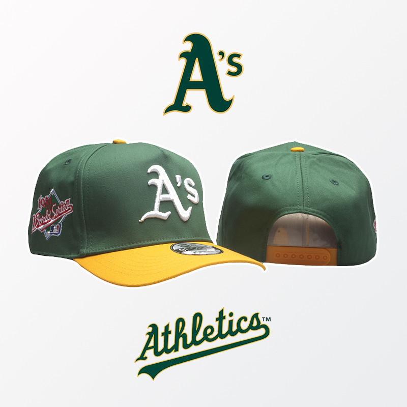 หมวกเบสบอล Oakland Athletics สไตล์ปรับได้สำหรับผู้ชาย