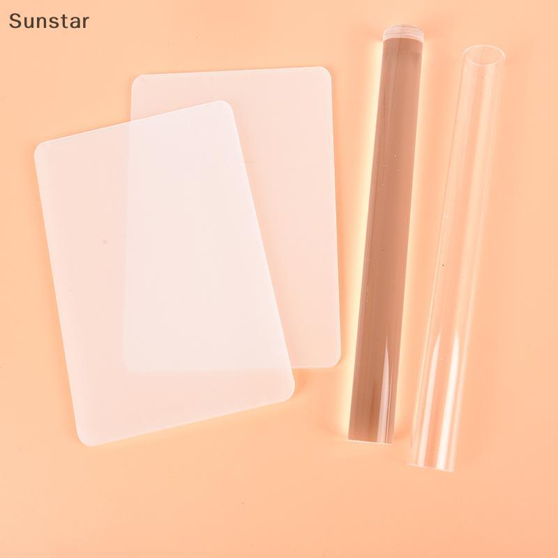 Sunstar Solid Clay Rolling Pin ลูกกลิ้งดินอะคริลิค DIY Modelling Clay เครื่องมืออุปกรณ์เสริม