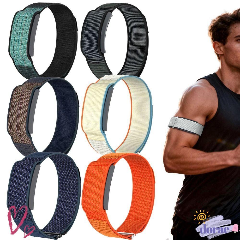 DORAE Sport Band, Loop Design Nylon Fitness Tracker Strap, Breathable Adjustable 22mm Bicep Band สํา