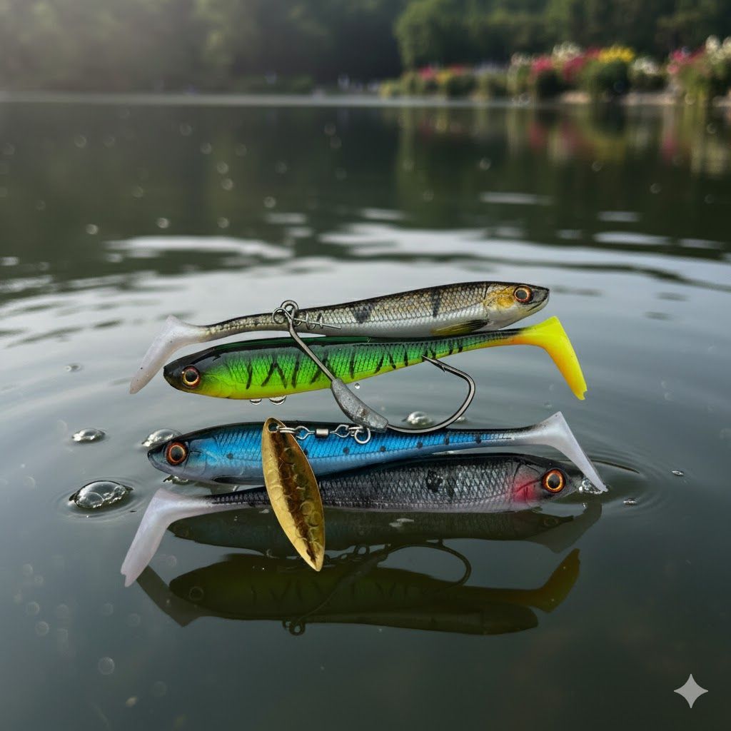 ของแท้ 100% NFF Soft Lure Combo พร้อมตะขอ - เหยื่อที่มีประสิทธิภาพ Fishing Tackle Shop Lure 247, Lur