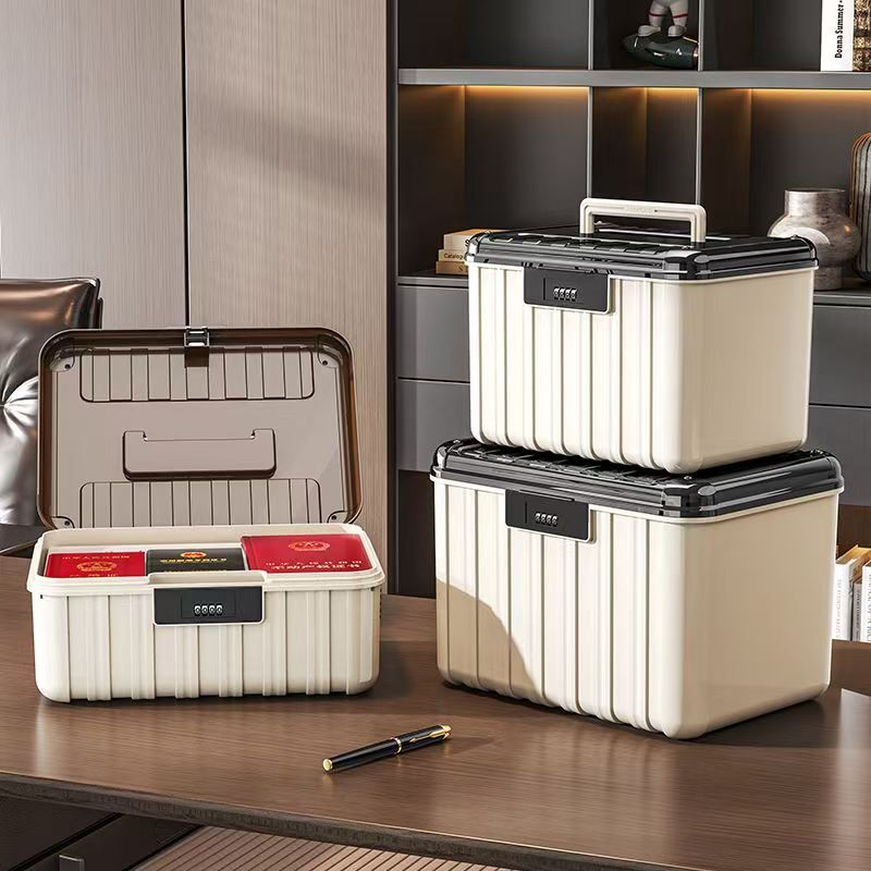 Organixo กล่องเก็บของ ตู้เซฟล็อก ล็อครหัส ป้องกันขโมย เหมาะใช้บ้านและสำนักงาน