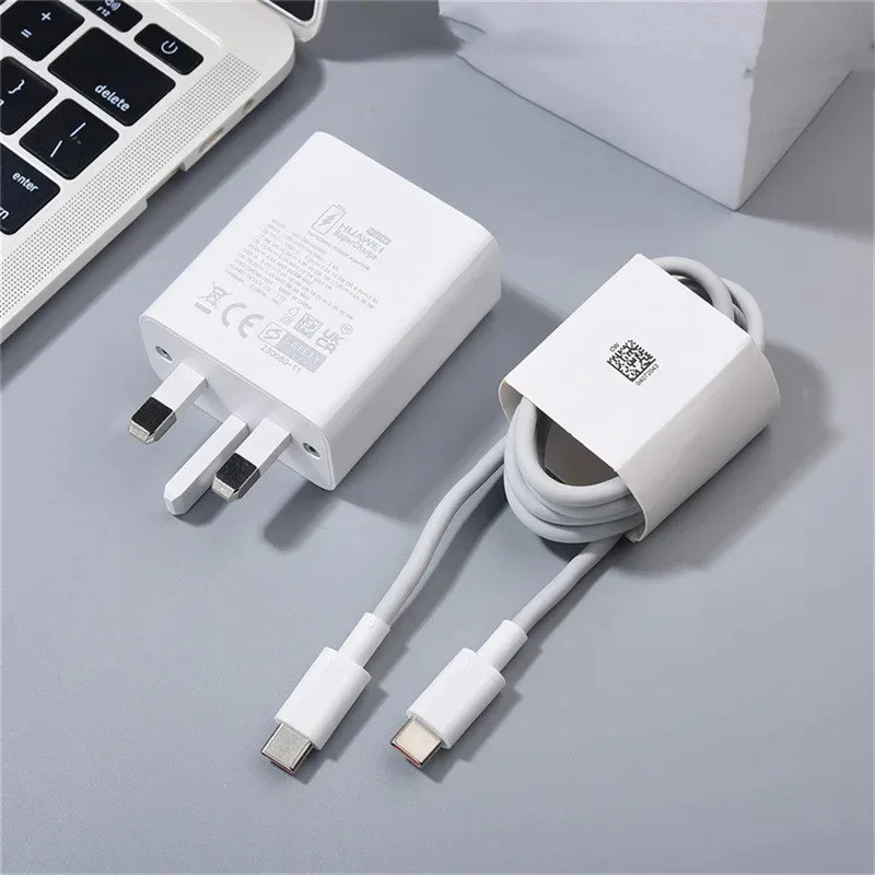 88W Huawei Pura 80 70 UItra P60 Pro Super Fast Charger Dual Port USB C Power Adapter 6A สําหรับ Mate