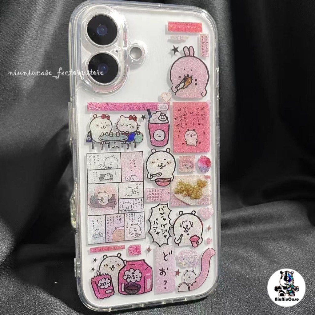 โปร่งใส ส่งจากไทย น่ารัก หมีขาวเล็ก for iPhone เคสไอโฟน 17 11 12 13 14 15 16 PRO MAX X XS MAX XR 7 8 PLUS แอปเปิ้ลโทร