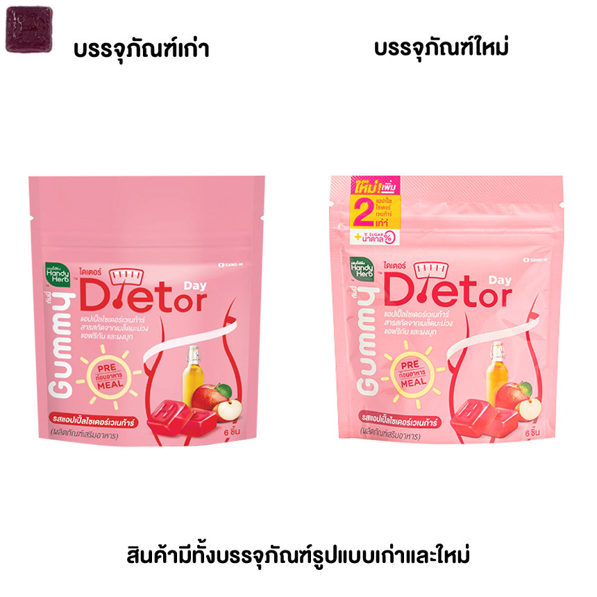 Handy Herb Dietor Gummy Day ซอง 6 ชิ้น