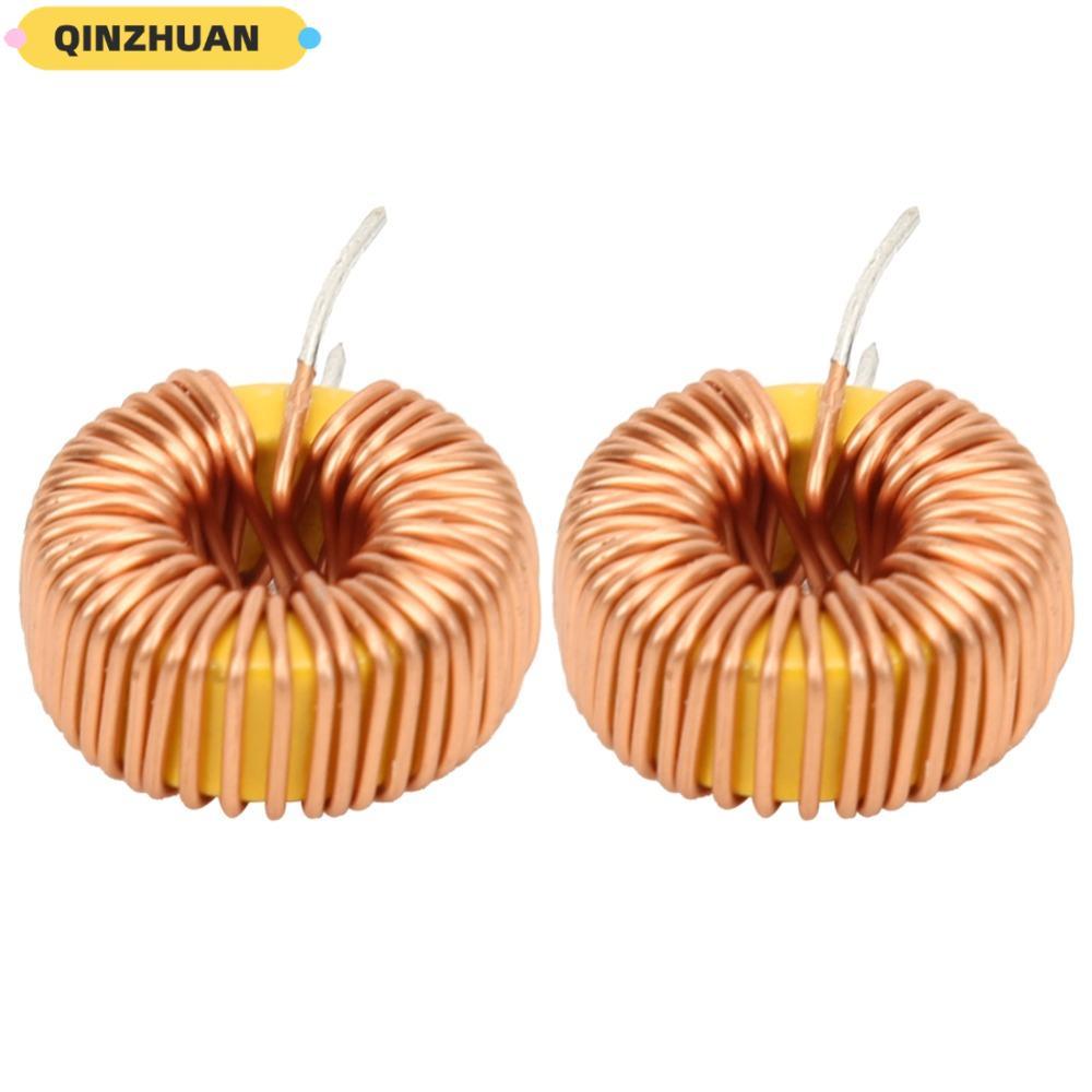 QINZHUAN 20PCS Toroid Inductor Wire, 0.6 มม.แนวตั้ง Toroid Toroidal Inductor, ต้านทานต่ํา 100UH Toro