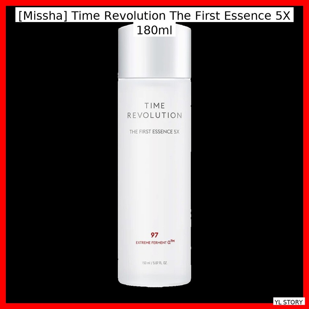 [Missha] Time Revolution The First Essence 5X 180ml / Hydrating, Radiant by YL STORY