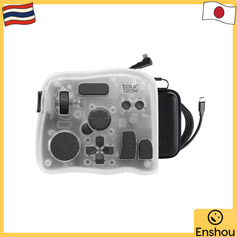 [Direct From Japan] TourBox Elite Plus, iPad Left-Hand Device Bluetooth Illustration Procreate Clip 