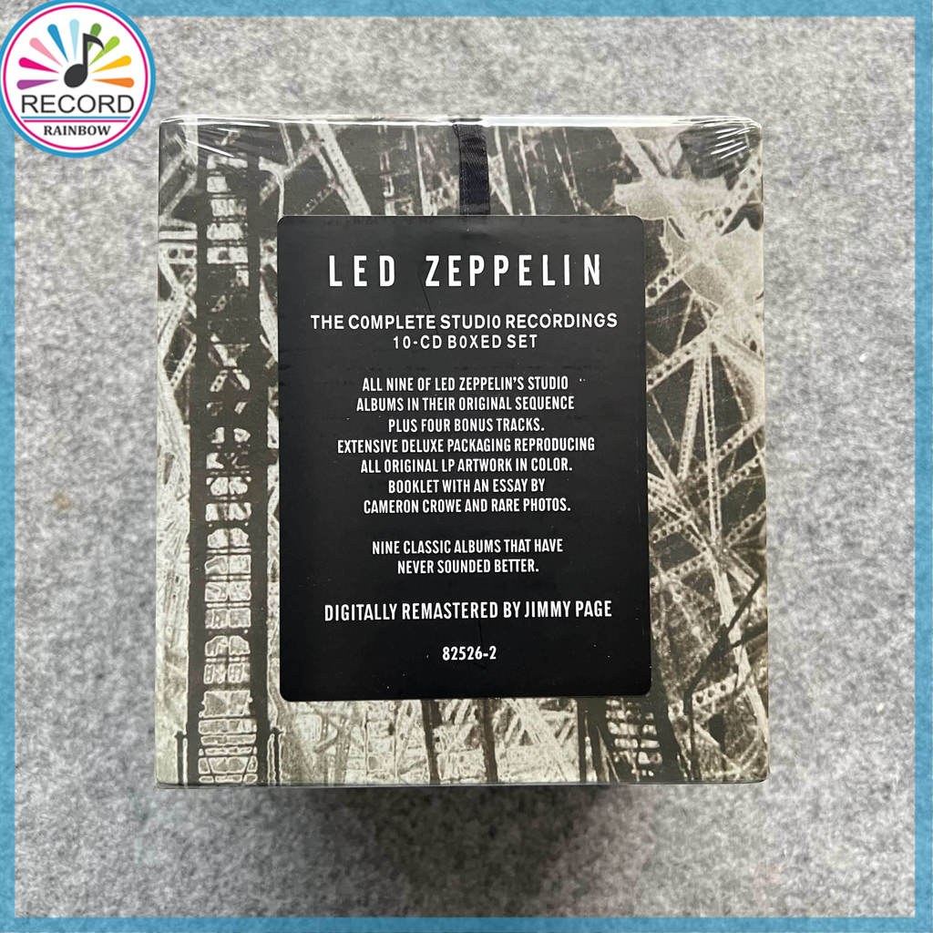 Led Zeppelin The Complete Studio Recordings 10-CDs Box Set Original CD Album [Sealed] Brand New