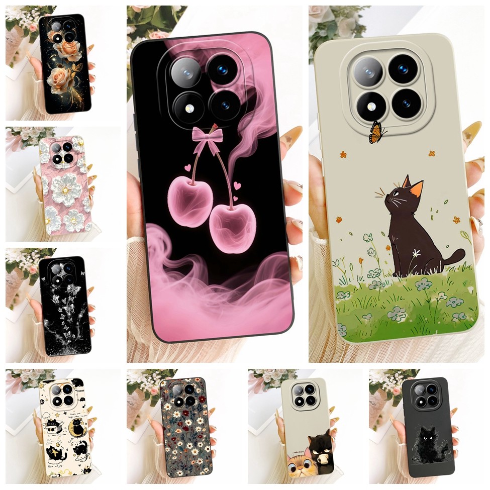 ปลอกสําหรับ Redmi หมายเหตุ 14 Pro + 5G แฟชั่นการ์ตูนตลกทาสีซิลิโคนเคสโทรศัพท์ 24094RAD4G