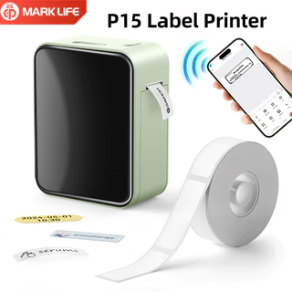 Marklife Thermal Label Printer P15 Bluetooth Label Sticker Printer Label Maker Mini Portable Printer