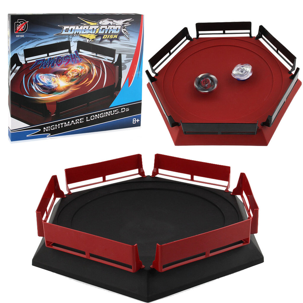 Beyblade Stadium Battle Combat Arena สําหรับ Fusion Beybalde/burst Beyblades Beystradium Gyro แผ่น S