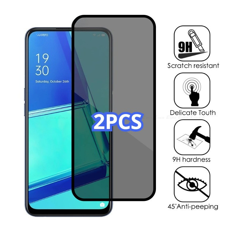 1-2Pcs ฟิล์มกระจกนิรภัยสําหรับ Vivo V2044 V2043 V2042 V2038 V2037 V2036A V2036 V2034 V2031A V2031 V2