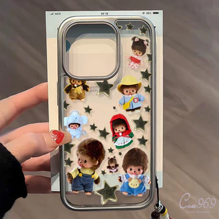 เคสไอโฟน 17 สำหรับ IPhone 17 12 16 15 11 13 Pro Max 7 14 8 15 Plus X XS Max SE 2020 เคสโทรศัพท์รูปตุ๊กตาโมจิชิสุดน่ารัก