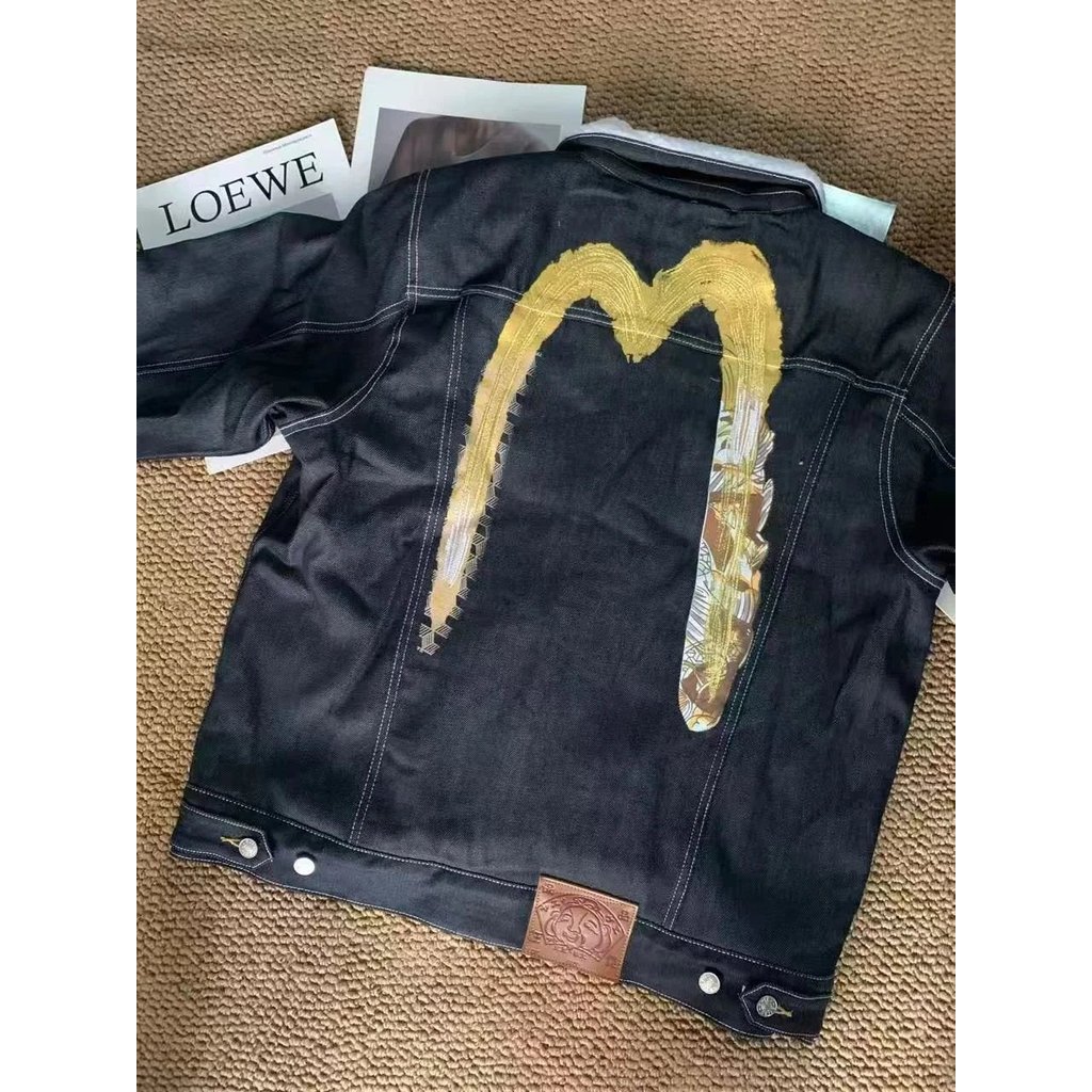 [Yuantou Live Streaming Ready Stock จัดส่งทันที] Zhongshan High Version God of Fortune EVISU Golden 