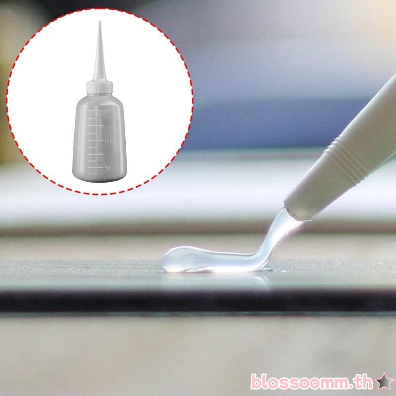 BLOSS Squeeze Bottles 100ml150ml200ml250ml พลาสติกสําหรับกาวน้ํามันและล้างแอพพลิเคชั่น