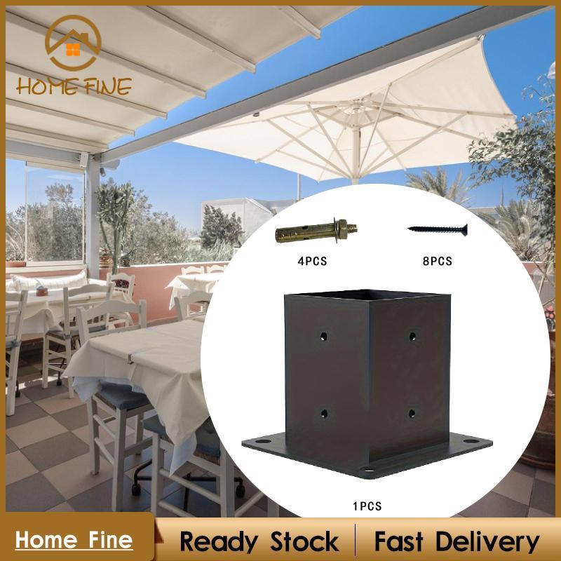 [Katharina_x] Pergola Bracket Post Base Post Bracket โรงแรมบ้านงานไม้สกรูฮาร์ดแวร์สําหรับ Park กลางแ