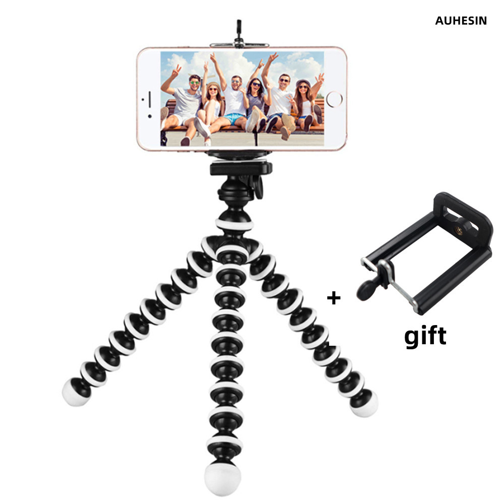 Tripods Tripod for Phone, Mobile Camera Holder Clip, Smartphone Monopod Stand, Octopus Mini Tripod S
