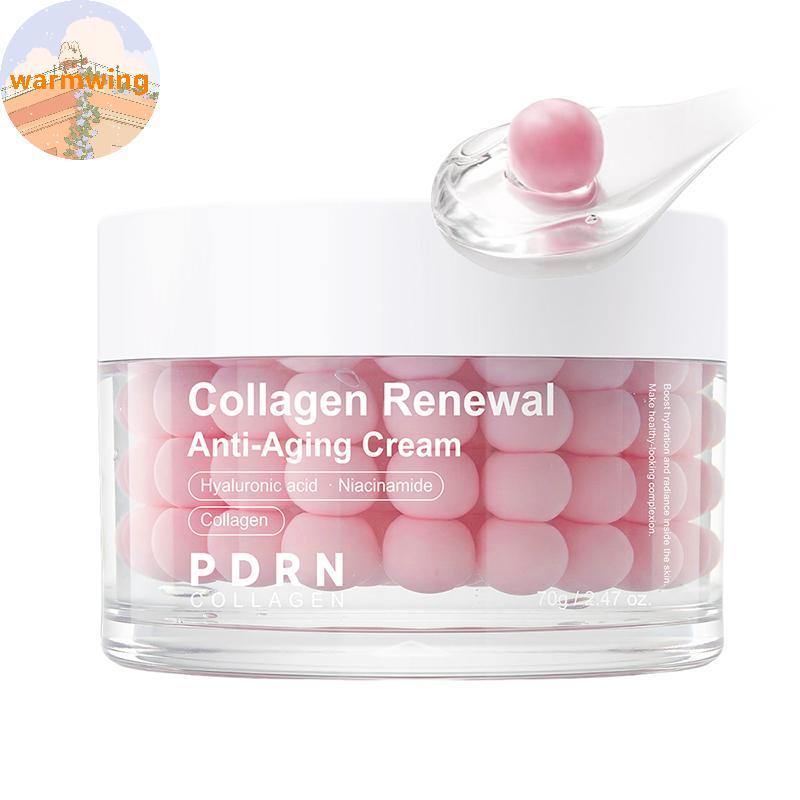 Warmwing DOLANJN ครีมคอลลาเจนแคปซูลสีชมพูเหมาะสําหรับทุกสภาพผิว Moisturizing Firming Night Care 70g 
