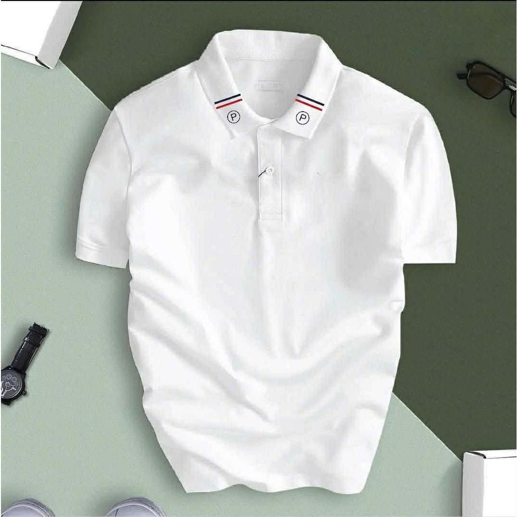 POLOMAN POLY ALLIGATOR FABRIC SHIRT L08