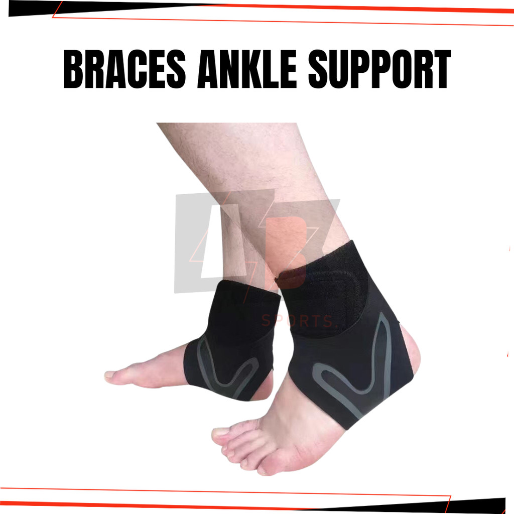 ABSPORTS - Ankle Support Wrap Brace Adjustable / Ankle Heel & Ankle Protector Premium