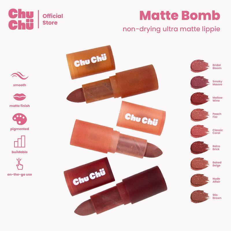 ChuChu Beauty Matte Bomb ลิปสติก