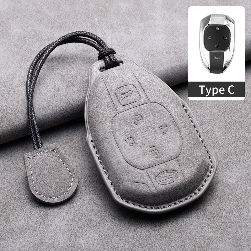 2025 gac m8 phev/MPV GN8 รถพิเศษเฉพาะ PU เคสกุญแจเคสป้องกันจี้ฝาครอบป้องกัน