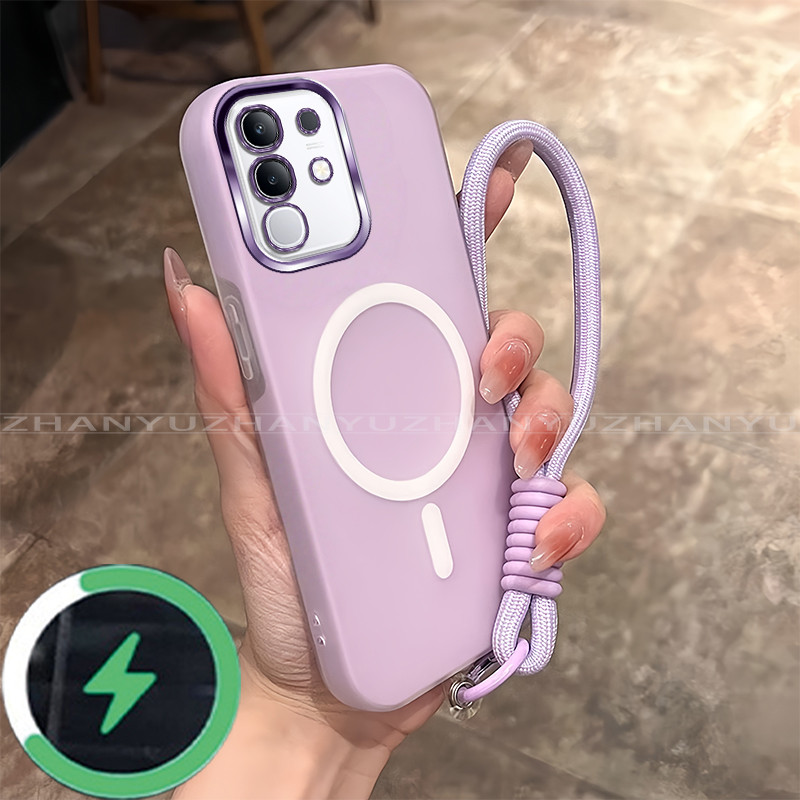 เหมาะสําหรับ Vivo Y29 Y29S Y04 เคสโทรศัพท์ใหม่ minimalist anti jelly drop สายชาร์จแม่เหล็ก soft Case GD01