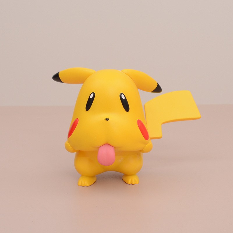 Pokemon GK GK Grimace Boxed Figure เครื่องประดับรถยนต์ตุ๊กตาขายส่งประกอบรุ่น 4.6