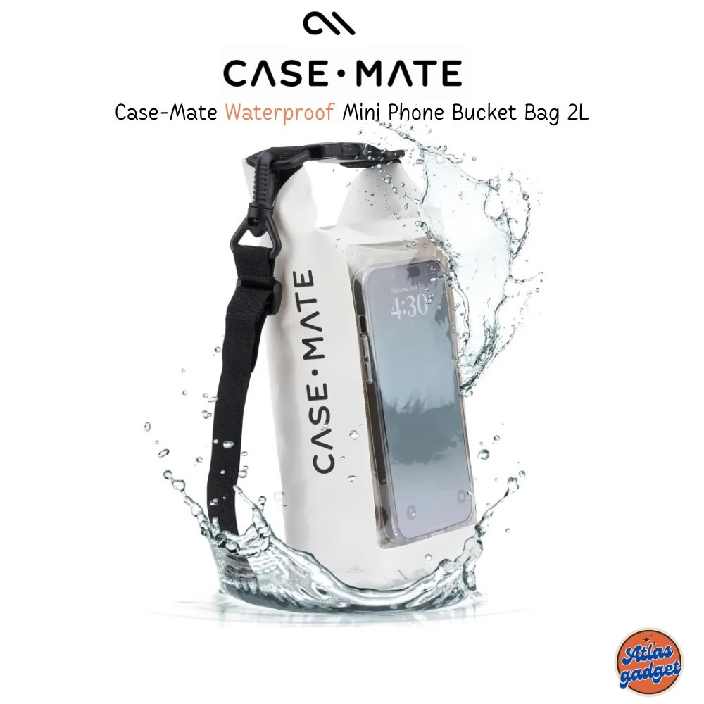 Case-Mate Waterproof Phone Bucket Bag 2L กระเป๋ากันน้ำ ขนาด 2 ลิตร - Sand Dollar