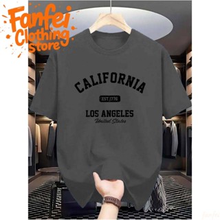 จัดส่งตลอด 24 ชั่วโมง Fanfei เสื้อยืดผู้ชายคุณภาพสูงเกาหลี S…
