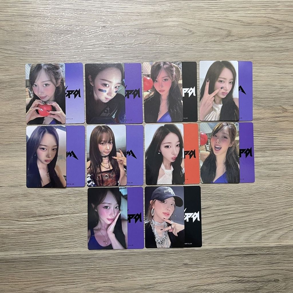 Aespa mini6 richman Bonus Card aexis Field Weekly Card