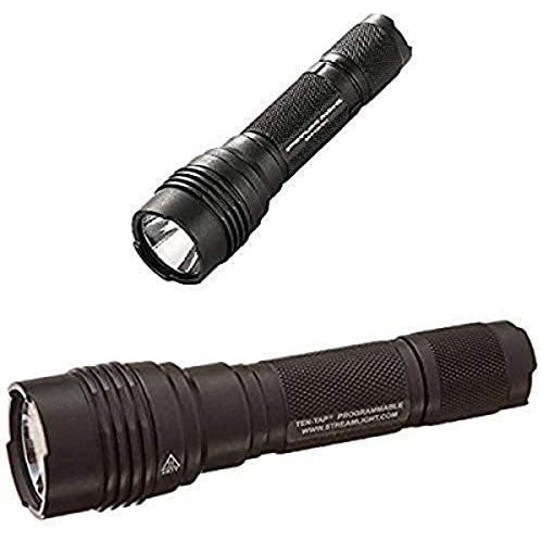 Streamlight ProTac HL 750 Lumen Professional ไฟฉายยุทธวิธีสูง/ต่ํา/Stroobe W/ 2 X CR123A แบตเตอรี่แล