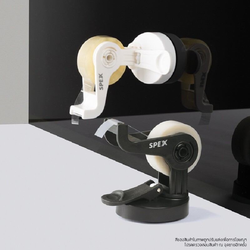 SPEX แท่นตัดเทป รุ่น 3333-WH สีขาว รองรับขนาดแกนเทป 1, 3 นิ้ว - รูปที่ 2