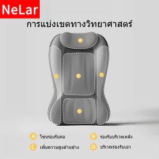NeLar หมอนมัลติฟังก์ชั่น หมอนอิง หมอนรองหลัง ไม่ยุบตัว พิงหลัง ผ้าระบายอากาศ แบบนิ่ม เบาะพิงหลัง รองรับสรีระได้ดี