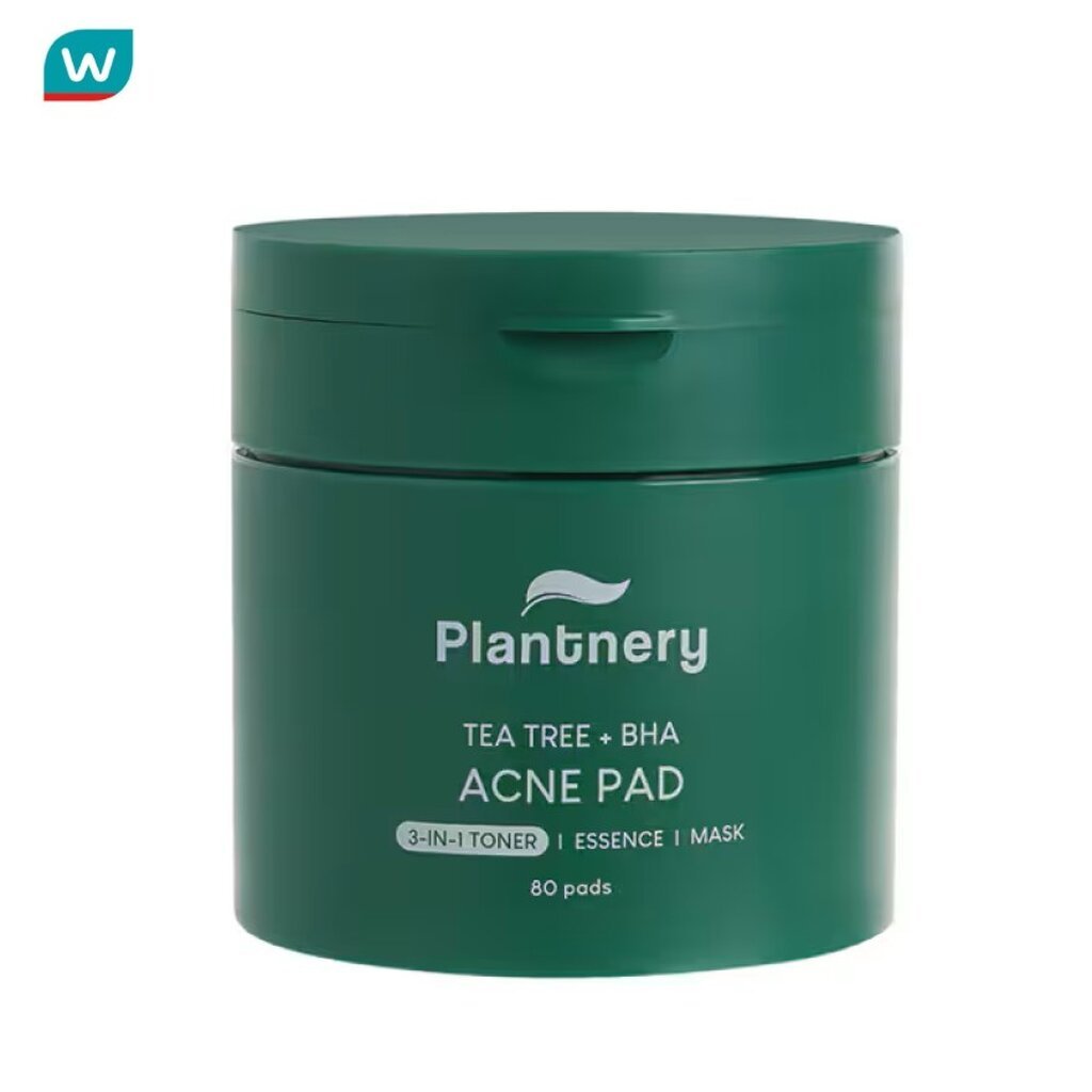 Plantnery แพลนท์เนอรี่ ทีทรี พลัส บีเอชเอ แอคเน่ แพด 160 มล. (80 แผ่น)