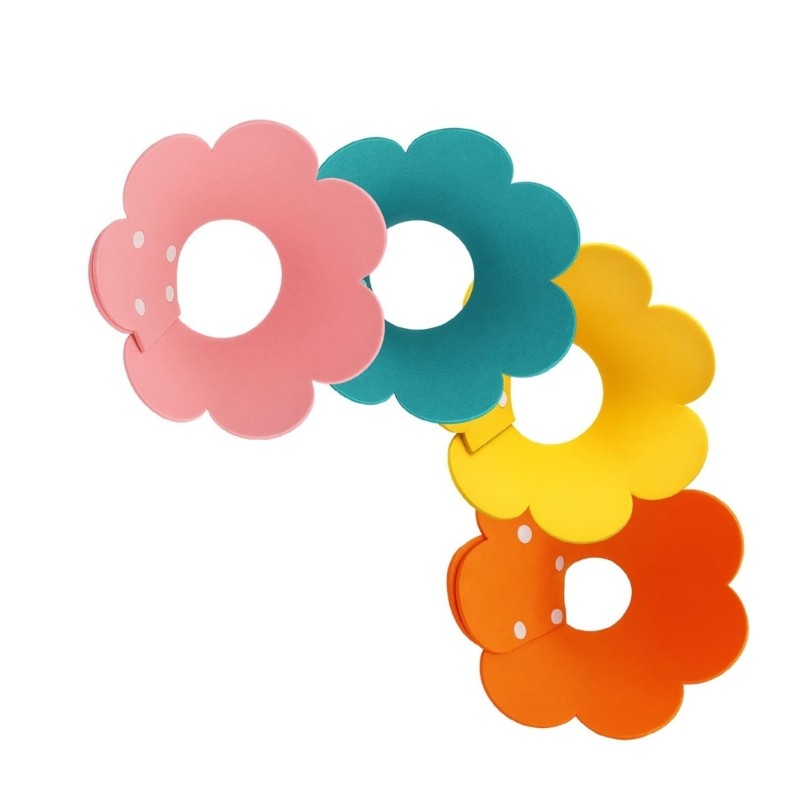 Sha 4PCS สบายแมวคอป้องกัน Neckwear สําหรับสัตว์เลี้ยง Quick Wound Recovery