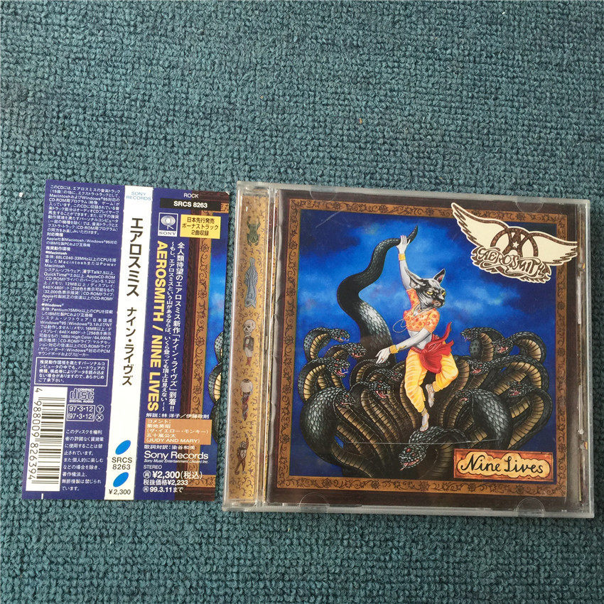 Aerosmith Nine Lives (ฉบับญี่ปุ่น) mang6