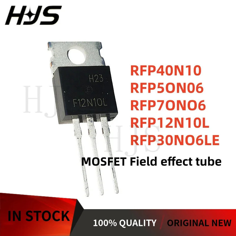 5PCS RFP50N06 RFP12N10L RFP30N06LE RFP40N10 RFP70N06 F12N10L P30N06LE 70N06 TO-220 Field Effect ทราน