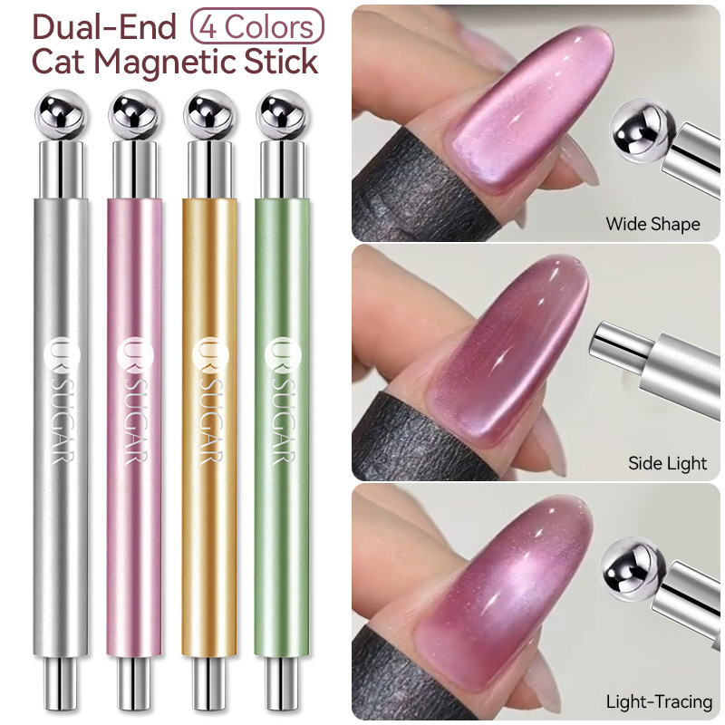 UR SUGAR  เล็บ Magnetic Stick สําหรับ Cat Eye Strong Magnet Ball ดูด แม่เหล็ก Rod DIY เครื่องมือทําเล็บ