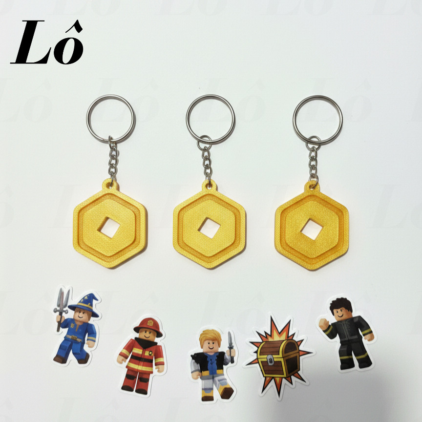 พวงกุญแจ Robux | โมเดล Robux สร้างโชคสําหรับผู้เล่น Roblox