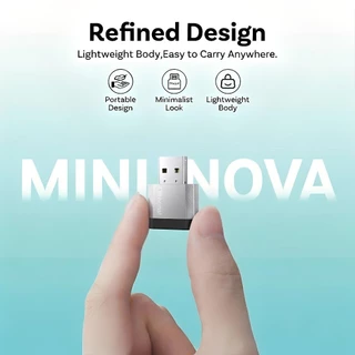 2026 ใหม่ OTTOCAST 2 in 1 MINI NOVA แบบมีสายไร้สาย CarPlay Android อะแดปเตอร์อัตโนมัติ Plug and Play รถอุปกรณ์เสริม
