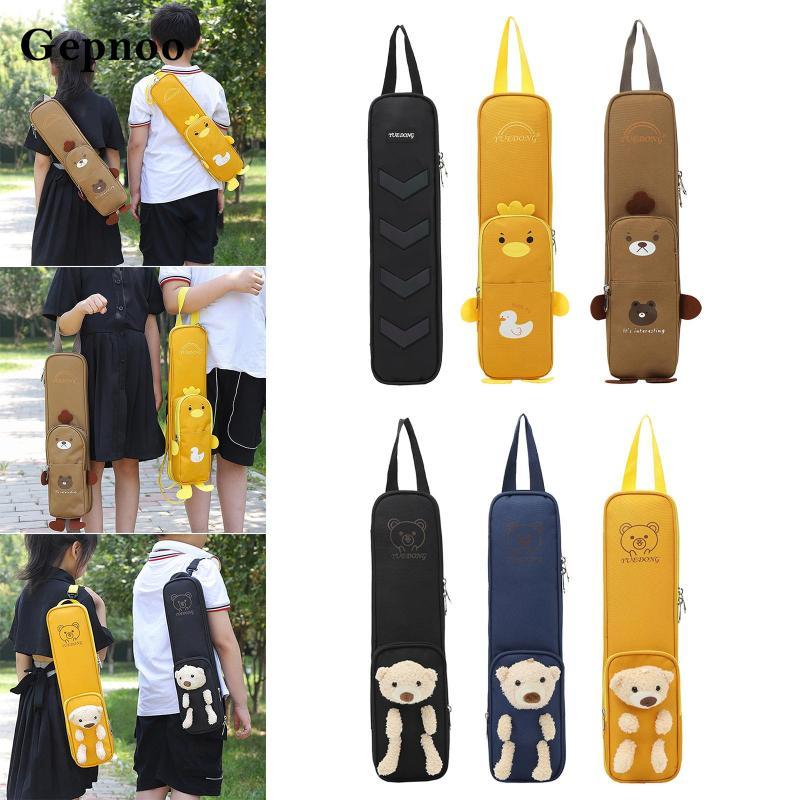 [Gepnoo] กลองทนน้ําไม้ตะลุมพุกกระเป๋าไม้ตีกลองพกพาอุปกรณ์เสริม Weatherproof ปรับผ้า Oxford สําหรับกระทบ