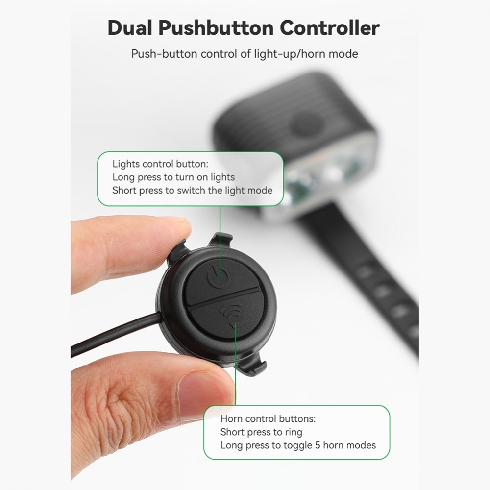 ระบบเตือนภัยเสียงดัง 120dB กับไฟสองดวง แบตเตอรี่ลิเธียมไอออน 320mAh