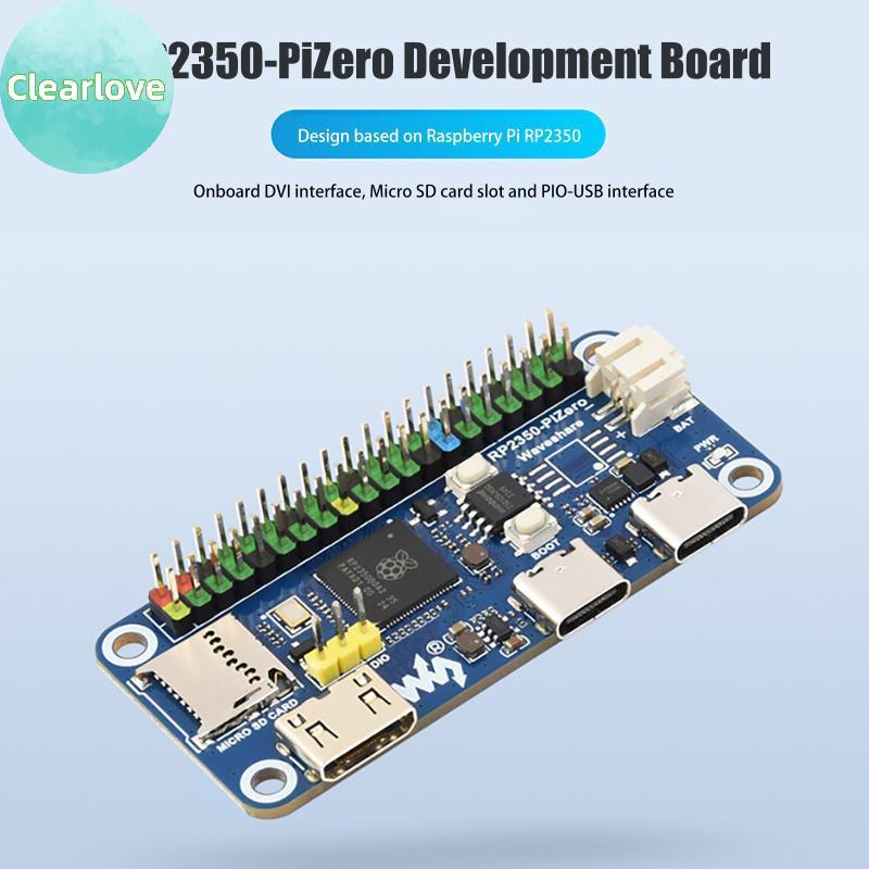 Clearlove RP2350-PiZero บอร์ดพัฒนา Raspberry Pi Pico 2 ฐานบน RP2350B 16M แฟลช DVI PIO-USB อินเทอร์เฟ