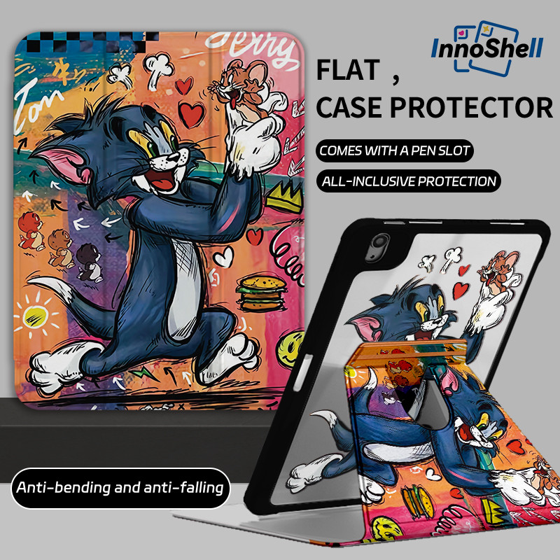 หมุนได้ 360เคส เคสipad gen10 Air7/6 M3 M2 10.9 Pro11 gen7/8/9 10.2 เคสไอแพด gen9 ที่ใส่ปากกา gen11