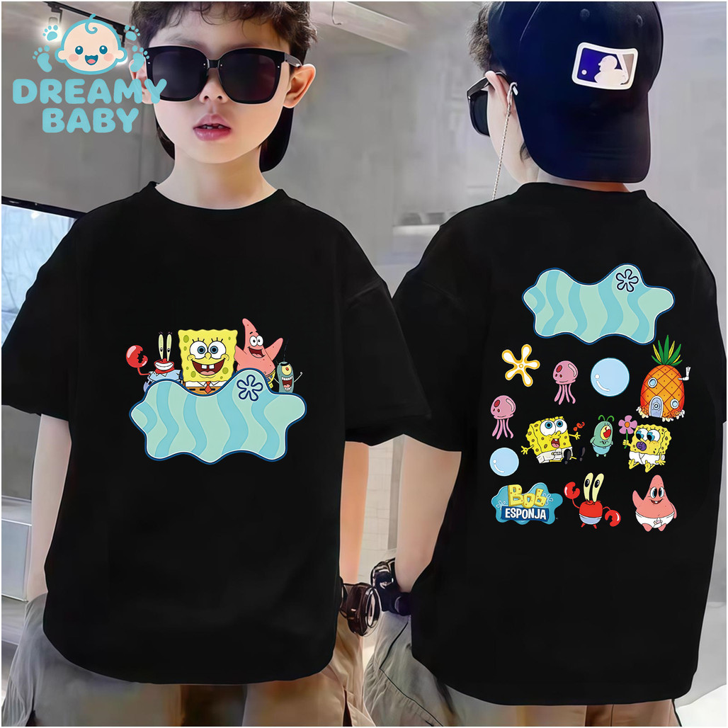 COD (Ho Chi Minh)DREAMY BABY เสื้อยืดเด็กผ่อนคลายและทันสมัย เสื้อยืดสําหรับเด็กผู้ชายGG999